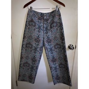 Printed Satin Slacks